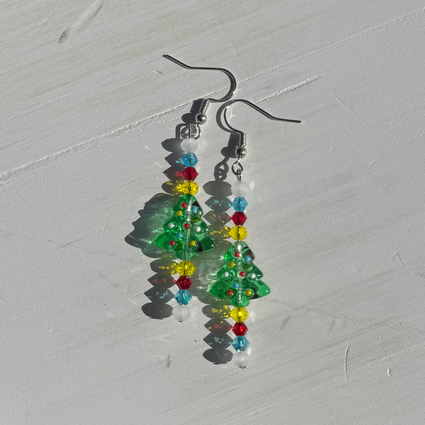 Dangle Beaded Headpin Earrings