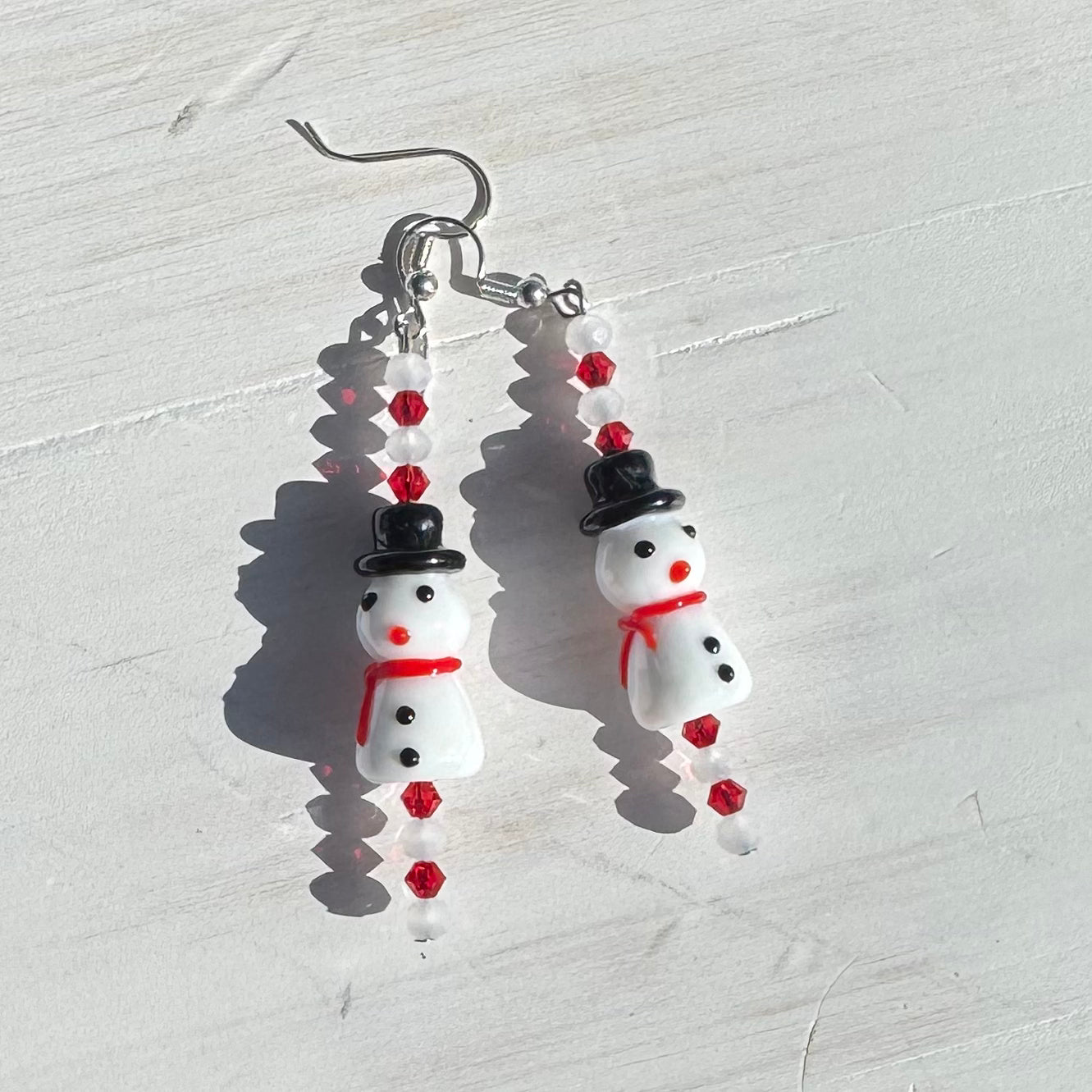 Dangle Beaded Headpin Earrings