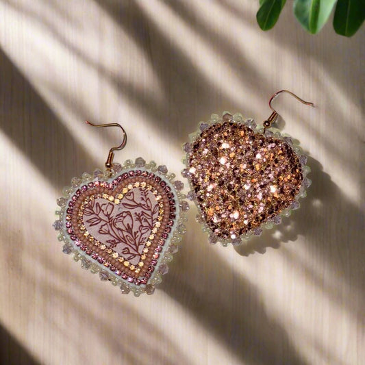 Rose Gold Hearts