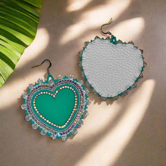 Teal Hearts